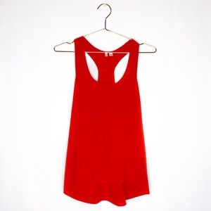 Frenchi Racerback Orange Red Tank Size XS
